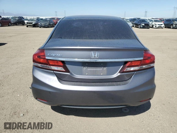 2015 Honda Civic EX with VIN 2HGFB2F81FH565277, listed as a Copart auction lot 54118905 with 229,759 mi miles and Salvage Title. Bid and sale history available at carsss.com. Image 6.