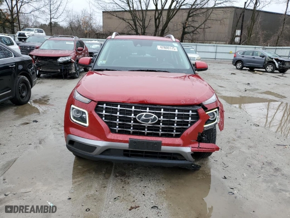 2022 Hyundai Venue SEL with VIN KMHRC8A36NU152169, listed as a Copart auction lot 47800175 with 15925 miles and Salvage Title. Bid and sale history available at carsss.com. Image 5.
