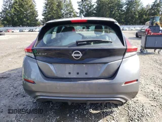 2023 Nissan LEAF S with VIN 1N4AZ1BV2PC555166, listed as a Copart auction lot 46501375 with 27,435 mi miles and Salvage Title. Bid and sale history available at DreamBid. Image 6.