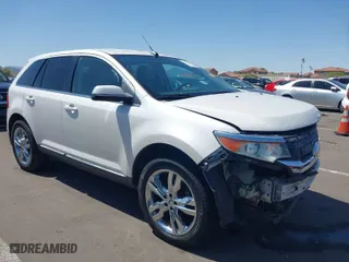 2013 Ford Edge Limited with VIN 2FMDK3KC8DBA14961, listed as a IAAI auction lot 41972921 with 171,828 mi miles. Bid and sale history available at carsss.com. Image 1.