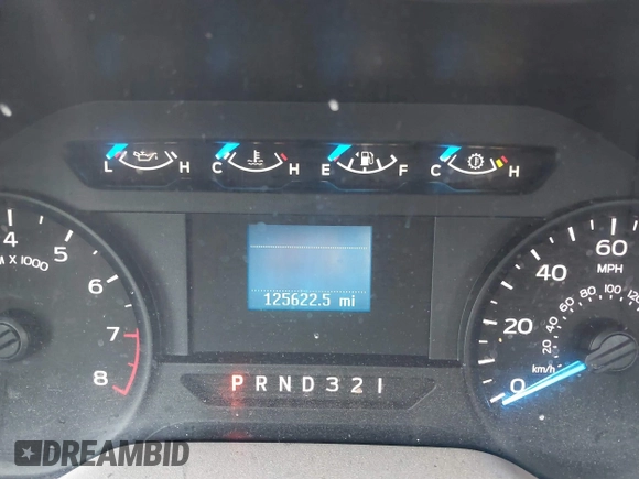 2017 Ford F-150 XL with VIN 1FTMF1C86HKD60722, listed as a IAAI auction lot 41921827 with 125,622 mi miles. Bid and sale history available at carsss.com. Image 7.