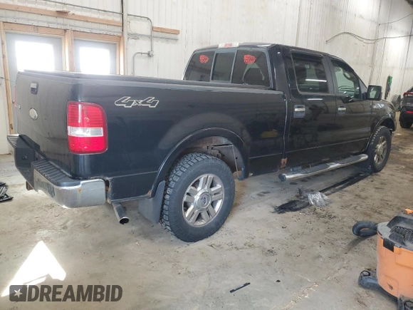 2007 Ford F-150 XLT with VIN 1FTPW14V87KC84646, listed as a Copart auction lot 50005405 with 118,952 mi miles and Salvage Title. Bid and sale history available at carsss.com. Image 3.
