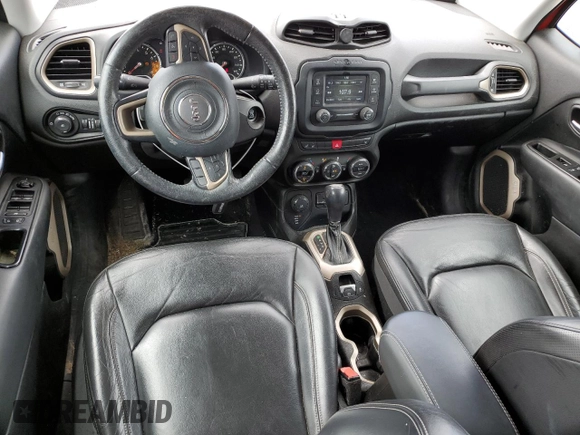 2017 Jeep Renegade Limited with VIN ZACCJBDB1HPE93582, listed as a Copart auction lot 64261214 with 164,943 mi miles and Non repairable. Bid and sale history available at DreamBid. Image 8.