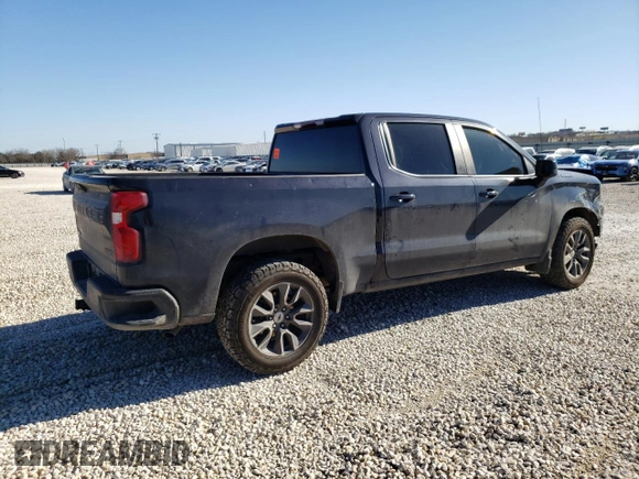 2022 Chevrolet Silverado 1500 RST with VIN 1GCPADED3NZ546440, listed as a Copart auction lot 46313145 with 69,636 mi miles and Salvage Title. Bid and sale history available at DreamBid. Image 3.