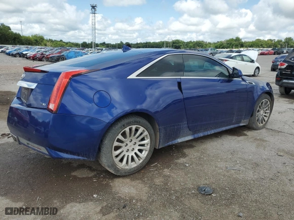 2013 Cadillac CTS Coupe Performance with VIN 1G6DL1E39D0133995, listed as a Copart auction lot 61628694 with 120,737 mi miles and Salvage Title. Bid and sale history available at carsss.com. Image 3.