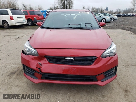 2022 Subaru Impreza Special Sports with VIN 4S3GTAM6XN3708272, listed as a Copart auction lot 48568345 with 38,420 mi miles and Salvage title. Bid and sale history available at DreamBid. Image 5.