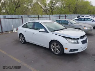 2012 Chevrolet Cruze LTZ with VIN 1G1PH5SC1C7297392, listed as a IAAI auction lot 42100637 with 90,552 mi miles. Bid and sale history available at carsss.com. Image 1.