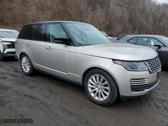 2020 Land Rover Range Rover HSE with VIN SALGS2RU4LA599454, listed as a Copart auction lot 46345355 with 39,898 mi miles and Salvage Title. Bid and sale history available at carsss.com. Image 4.