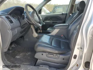2007 Honda Pilot EX-L with VIN 5FNYF18517B009082, listed as a Copart auction lot 46277405 with 133,530 mi miles and Salvage Title. Bid and sale history available at carsss.com. Image 7.