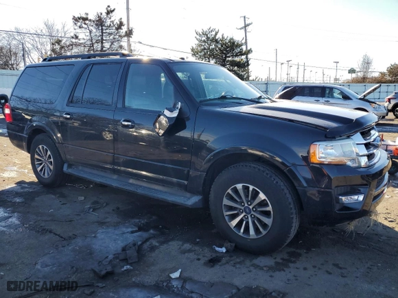 2016 Ford Expedition EL XLT with VIN 1FMJK1JT2GEF32484, listed as a Copart auction lot 42413325 with 166,365 mi miles and Salvage Title. Bid and sale history available at carsss.com. Image 4.