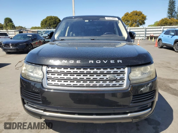2016 Land Rover Range Rover HSE with VIN SALGS2PF4GA287533, listed as a Copart auction lot 47615005 with 69,081 mi miles and Salvage title. Bid and sale history available at DreamBid. Image 5.