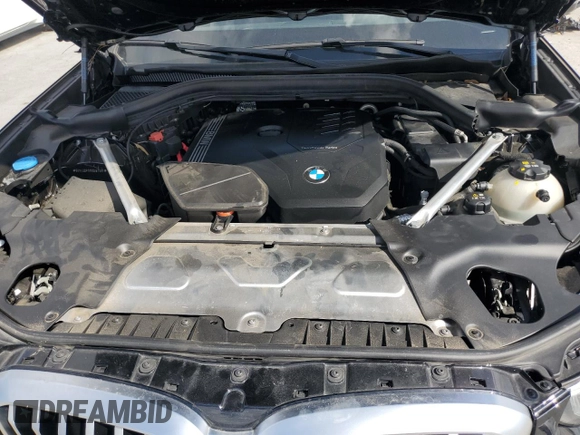 2024 BMW X3 sDrive30i with VIN 5UX43DP00R9U52981, listed as a Copart auction lot 45053885 with 29,463 mi miles and Clean Title. Bid and sale history available at DreamBid. Image 12.
