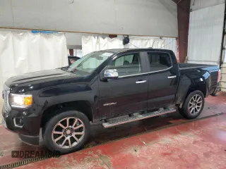 2019 GMC Canyon 4WD Denali with VIN 1GTG6EEN5K1162458, listed as a Copart auction lot 43143385 with 55,047 mi miles and Salvage Title. Bid and sale history available at carsss.com. Image 1.