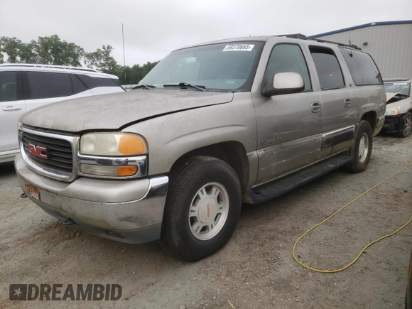 2001 GMC Yukon XL SLT z VIN 3GKEC16TX1G202737, wystawiony jako Copart lot #59370665 z przebiegiem 284 114 mil mil oraz Czysty tytuł • Clean title. Historia ofert i sprzedaży dostępna na DreamBid. Obrazek 1.