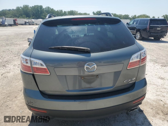 2011 Mazda CX-9 Sport with VIN JM3TB3BA1B0321909, listed as a Copart auction lot 65945714 with 167,993 mi miles and Salvage Title. Bid and sale history available at carsss.com. Image 6.