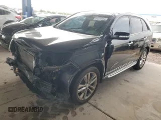 2014 Kia Sorento SX Limited with VIN 5XYKW4A75EG455700, listed as a Copart auction lot 64224484 with 66,328 mi miles and Salvage Title. Bid and sale history available at carsss.com. Image 1.