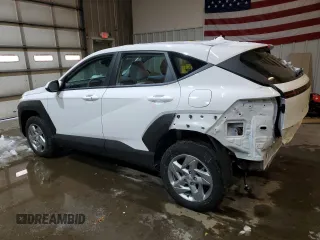 2025 Hyundai Kona SE with VIN KM8HACAB6SU213642, listed as a Copart auction lot 44038575 with 3,161 mi miles and Salvage Title. Bid and sale history available at carsss.com. Image 2.