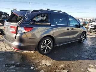 2020 Honda Odyssey Elite with VIN 5FNRL6H96LB059970, listed as a Copart auction lot 89288395 with 56,971 mi miles and Salvage Title. Bid and sale history available at DreamBid. Image 3.