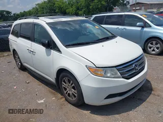 2012 Honda Odyssey EX-L with VIN 5FNRL5H63CB063684, listed as a IAAI auction lot 42576742 with 170,656 mi miles and . Bid and sale history available at DreamBid. Image 1.