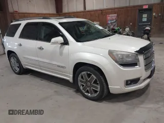2013 GMC Acadia Denali with VIN 1GKKVTKD4DJ221116, listed as a IAAI auction lot 42002729 with 203,831 mi miles. Bid and sale history available at carsss.com. Image 1.