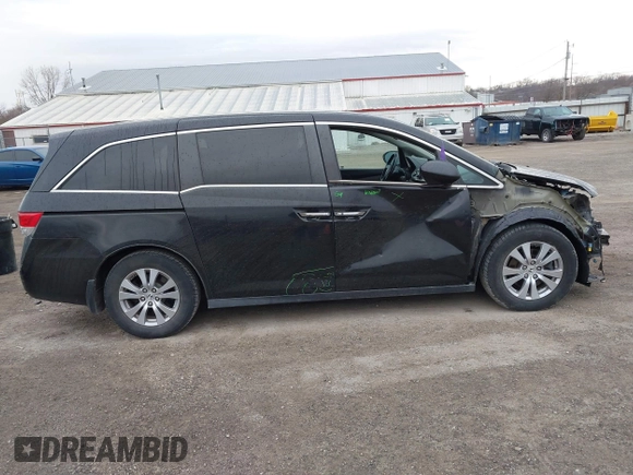 2017 Honda Odyssey EX-L with VIN 5FNRL5H68HB026010, listed as a IAAI auction lot 41884999 with 138,943 mi miles and . Bid and sale history available at DreamBid. Image 13.