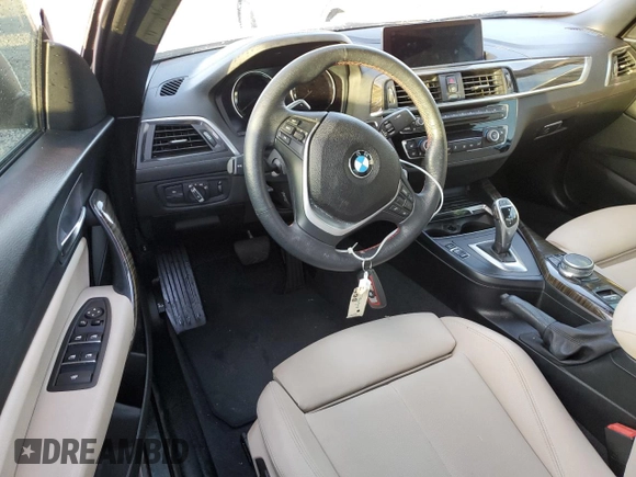 2018 BMW 2 Series 230i with VIN WBA2M7C53JVD51518, listed as a Copart auction lot 74461374 with 0 mi miles and Non Repairable. Bid and sale history available at carsss.com. Image 8.