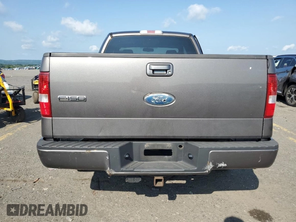 2008 Ford F-150 STX with VIN 1FTRX12W18KD18865, listed as a Copart auction lot 66065735 with 201,452 mi miles and Salvage title. Bid and sale history available at DreamBid. Image 6.