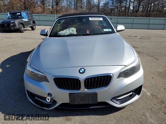2016 BMW 2 Series 228i xDrive with VIN WBA1L9C57GV767345, listed as a Copart auction lot 45226505 with 78,327 mi miles and Salvage Title. Bid and sale history available at carsss.com. Image 5.