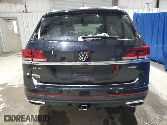 2022 Volkswagen Atlas 3.6L V6 SE w/Technology with VIN 1V2KR2CA1NC554876, listed as a Copart auction lot 44112265 with 46,958 mi miles and Salvage Title. Bid and sale history available at carsss.com. Image 6.