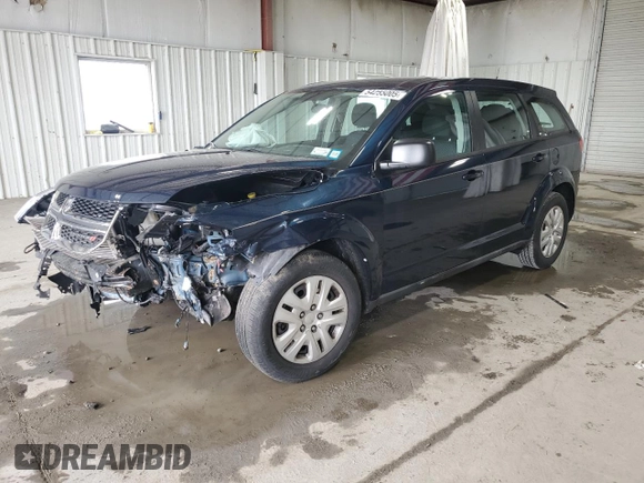 2013 Dodge Journey American Value with VIN 3C4PDCAB0DT734263, listed as a Copart auction lot 54255005 with Not Provided miles and Salvage Title. Bid and sale history available at DreamBid. Image 1.