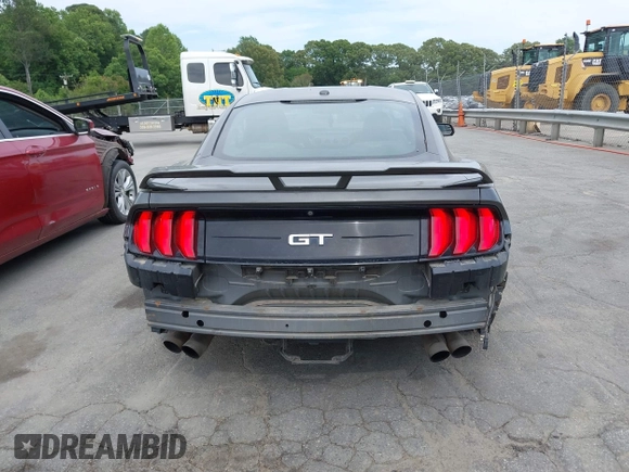 2019 Ford Mustang GT with VIN 1FA6P8CF0K5124320, listed as a IAAI auction lot 42314129 with 102,589 mi miles and . Bid and sale history available at DreamBid. Image 16.