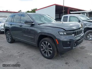 2024 Jeep Grand Cherokee Overland with VIN 1C4RJHDG8R8540110, listed as a IAAI auction lot 41726236 with 435 mi miles. Bid and sale history available at carsss.com. Image 1.