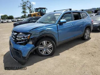 2019 Volkswagen Atlas SE z VIN 1V2UR2CA8KC535228, wystawiony jako Copart lot #57141415 z przebiegiem 54 742 mil mil oraz Szkoda całkowita • Salvage title. Historia ofert i sprzedaży dostępna na DreamBid. Obrazek 1.