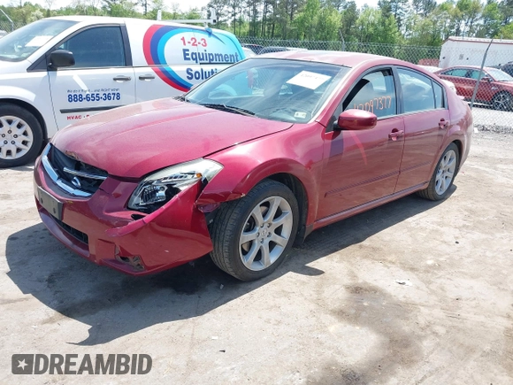 2008 Nissan Maxima 3.5 SL with VIN 1N4BA41E28C802427, listed as a IAAI auction lot 42097377 with 193,282 mi miles. Bid and sale history available at carsss.com. Image 2.