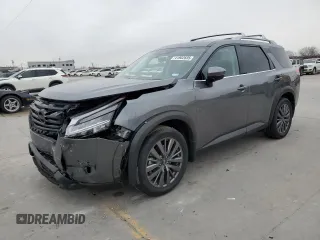 2024 Nissan Pathfinder SL z VIN 5N1DR3CB9RC223683, wystawiony jako Copart lot #41902835 z przebiegiem 6 915 mil mil oraz Szkoda całkowita • Salvage title. Historia ofert i sprzedaży dostępna na DreamBid. Obrazek 1.