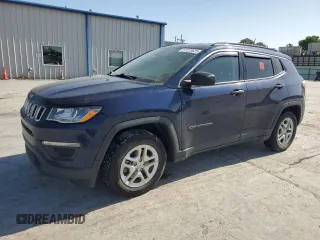 2020 Jeep Compass Sport with VIN 3C4NJCAB8LT169629, listed as a Copart auction lot 57229625 with 115,461 mi miles and Salvage title. Bid and sale history available at DreamBid. Image 1.