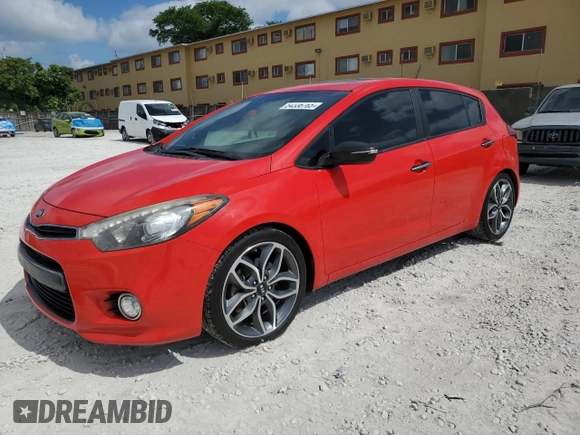 2015 Kia Forte 5-Door SX with VIN KNAFZ5A3XF5325611, listed as a Copart auction lot 54336765 with 166,230 mi miles and Clean Title. Bid and sale history available at carsss.com. Image 1.