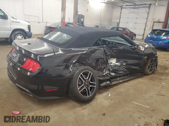 2018 Ford Mustang GT Premium with VIN 1FATP8FF5J5164499, listed as a Copart auction lot 58682785 with 15,885 mi miles and Salvage title. Bid and sale history available at DreamBid. Image 3.