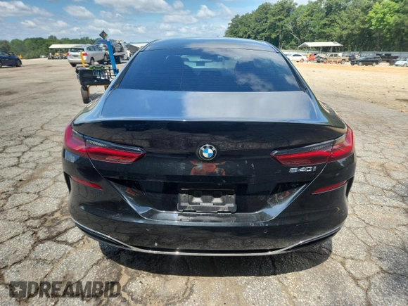 2020 BMW 8 Series 840i with VIN WBAGV2C02LCE04556, listed as a Copart auction lot 61073745 with 60,651 mi miles and Salvage title. Bid and sale history available at DreamBid. Image 6.