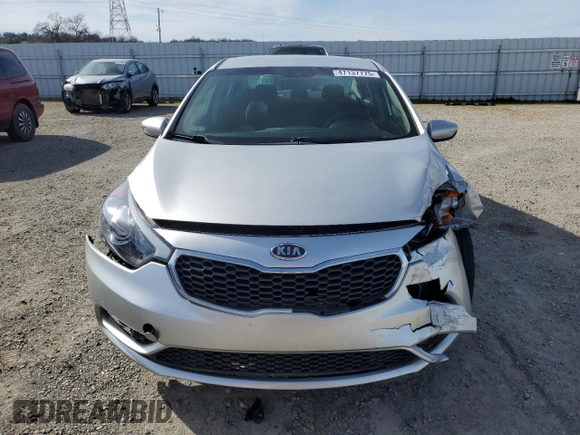 2014 Kia Forte LX with VIN KNAFK4A6XE5056016, listed as a Copart auction lot 47137775 with 128,742 mi miles and Salvage Title. Bid and sale history available at carsss.com. Image 5.