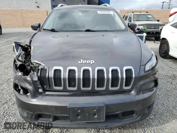 2018 Jeep Cherokee Latitude Plus with VIN 1C4PJLLX5JD612551, listed as a Copart auction lot 87692585 with 74,812 mi miles and Salvage Title. Bid and sale history available at carsss.com. Image 5.