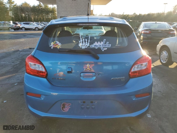 2018 Mitsubishi Mirage SE with VIN ML32A4HJ7JH010749, listed as a Copart auction lot 86216354 with 91,413 mi miles and Salvage Title. Bid and sale history available at carsss.com. Image 6.