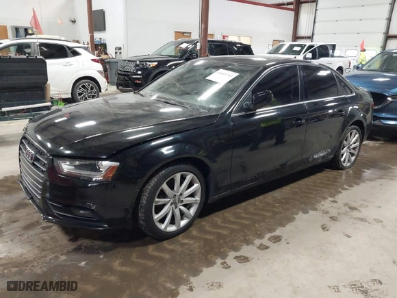 2013 Audi A4 Premium Plus with VIN WAUFFAFL6DN022896, listed as a IAAI auction lot 41665743 with 149,173 mi miles. Bid and sale history available at carsss.com. Image 2.