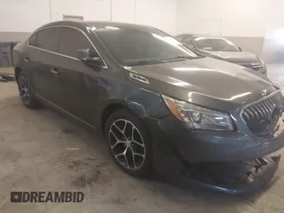 2016 Buick LaCrosse Sport Touring with VIN 1G4G45G32GF272701, listed as a IAAI auction lot 41315724 with 114,121 mi miles. Bid and sale history available at carsss.com. Image 1.