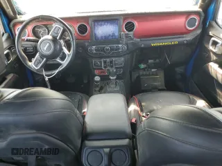 2021 Jeep Wrangler Unlimited Rubicon with VIN 1C4HJXFN6MW756530, listed as a Copart auction lot 51976395 with Not provided miles and Salvage title. Bid and sale history available at DreamBid. Image 8.