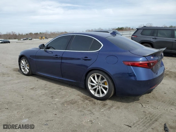 2018 Alfa Romeo Giulia with VIN ZARFAEDN7J7590223, listed as a Copart auction lot 49301005 with 113,535 mi miles and Salvage Title. Bid and sale history available at carsss.com. Image 2.