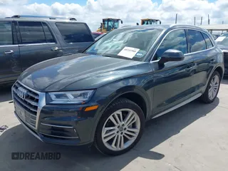 2018 Audi Q5 Premium Plus with VIN WA1BNAFY5J2020032, listed as a IAAI auction lot 40241988 with 94,994 mi miles. Bid and sale history available at carsss.com. Image 2.