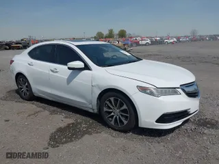 2015 Acura TLX Tech with VIN 19UUB1F56FA028300, listed as a IAAI auction lot 41895422 with 188,353 mi miles. Bid and sale history available at carsss.com. Image 1.