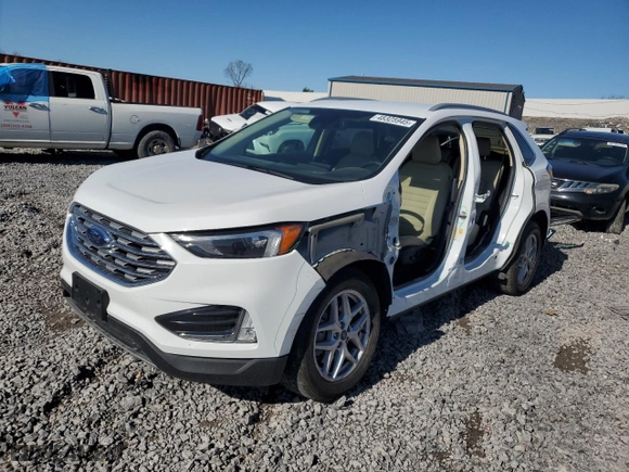 2022 Ford Edge SEL with VIN 2FMPK4J92NBB11356, listed as a Copart auction lot 48325945 with 86,250 mi miles and Salvage Title. Bid and sale history available at carsss.com. Image 1.