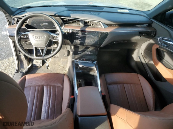 2022 Audi e-tron Sportback S line Premium Plus with VIN WA12AAGE3NB025011, listed as a Copart auction lot 39983004 with 99,994 mi miles. Bid and sale history available at carsss.com. Image 8.